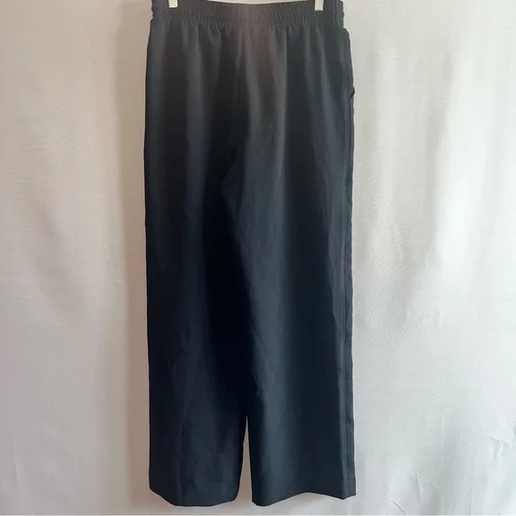 Aritzia Wilfred Black Wide Leg Drawstring Pants - Picture 2 of 7